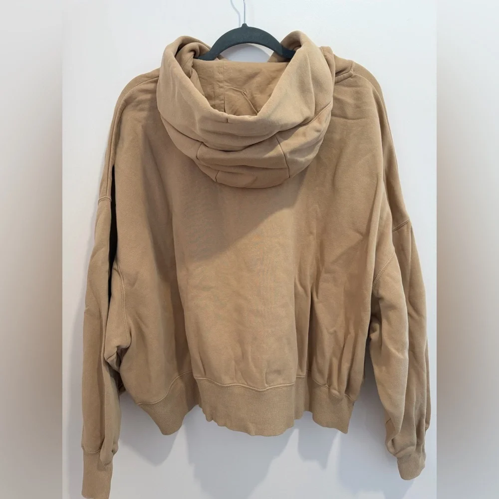 Nike Oversized Cropped Hoodie, Camel - Size Medium - Picture 2 of 7